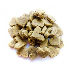 Taches de chanvre naturel pour chiens à la saveur de poulet, 100g