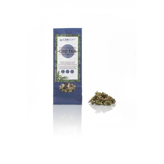 CBD Cannabidiol thé aux fleurs de chanvre bio Premium 2% CBD