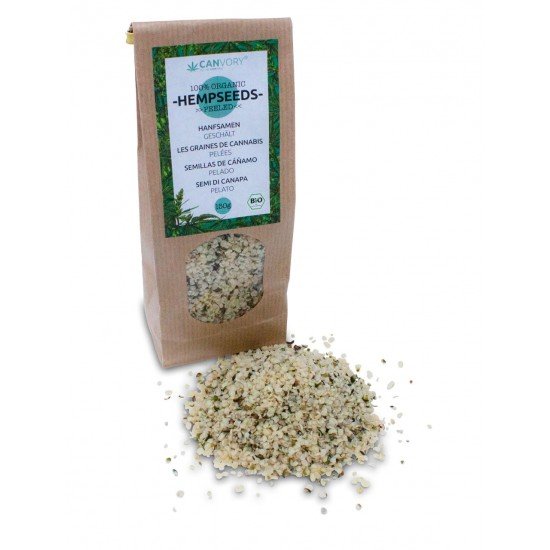 Graines de chanvre bio (pelées, 150g)