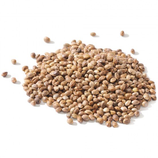 Graines de chanvre biologiques (non pelées, 150g)