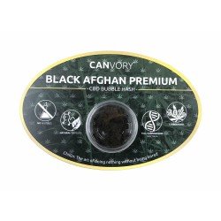 Black Afghan Premium - Bubble Hash 30% CBD Cannabidiol Pollinate Extrait sec, 3 grammes